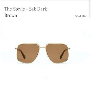 Stevie 24K Gold/Brown Tezza/lello Sunglasses